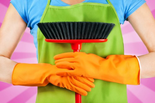 Customer raising a complaint about carpet cleaning service