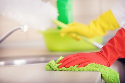 Carpet cleaning equipment used in Balham house